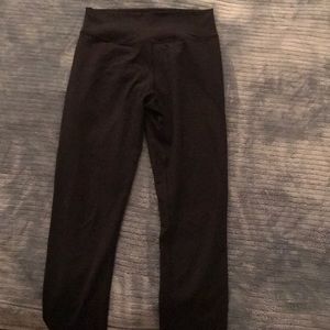7/8 high waist scrunch leggings, size S, black